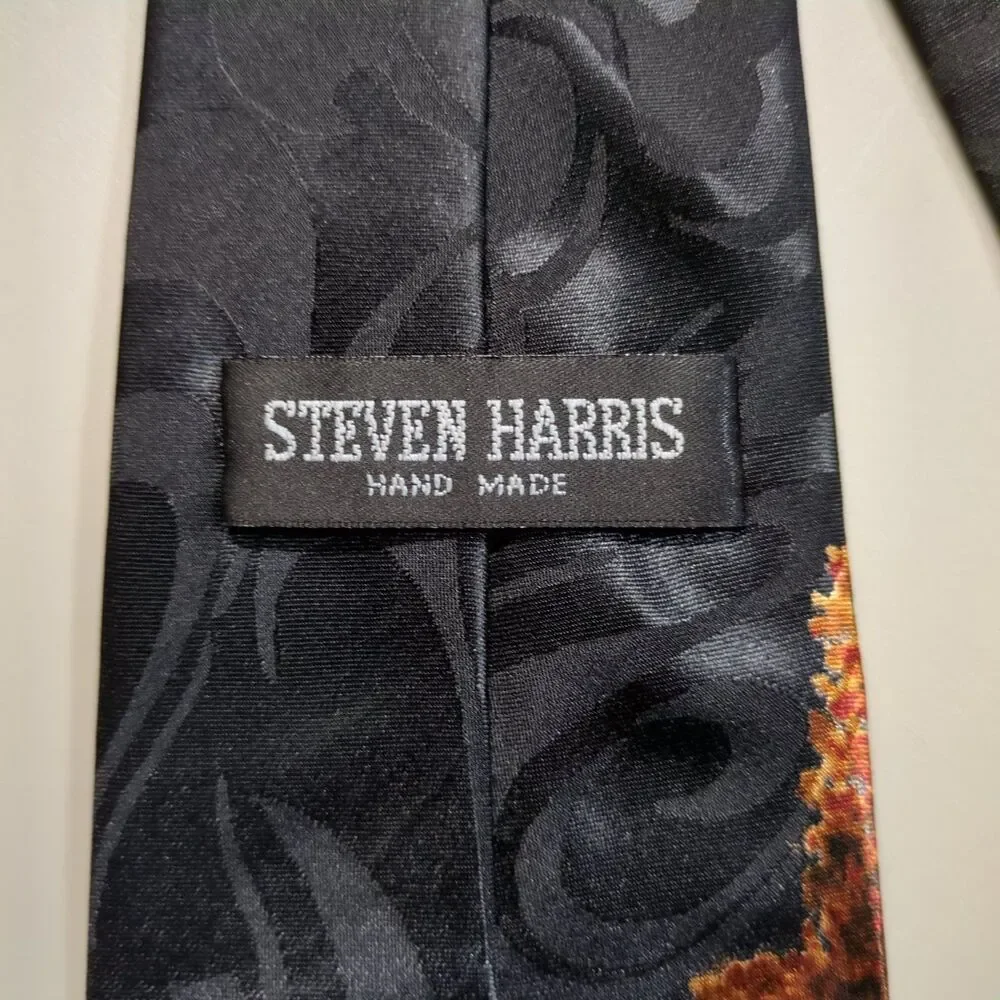 Vintage Steven Harris Hand Made Lighthouse Tie